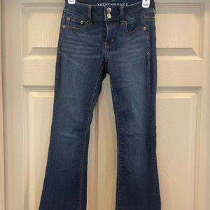 American Eagle Mid Rise Artist Flare Jeans